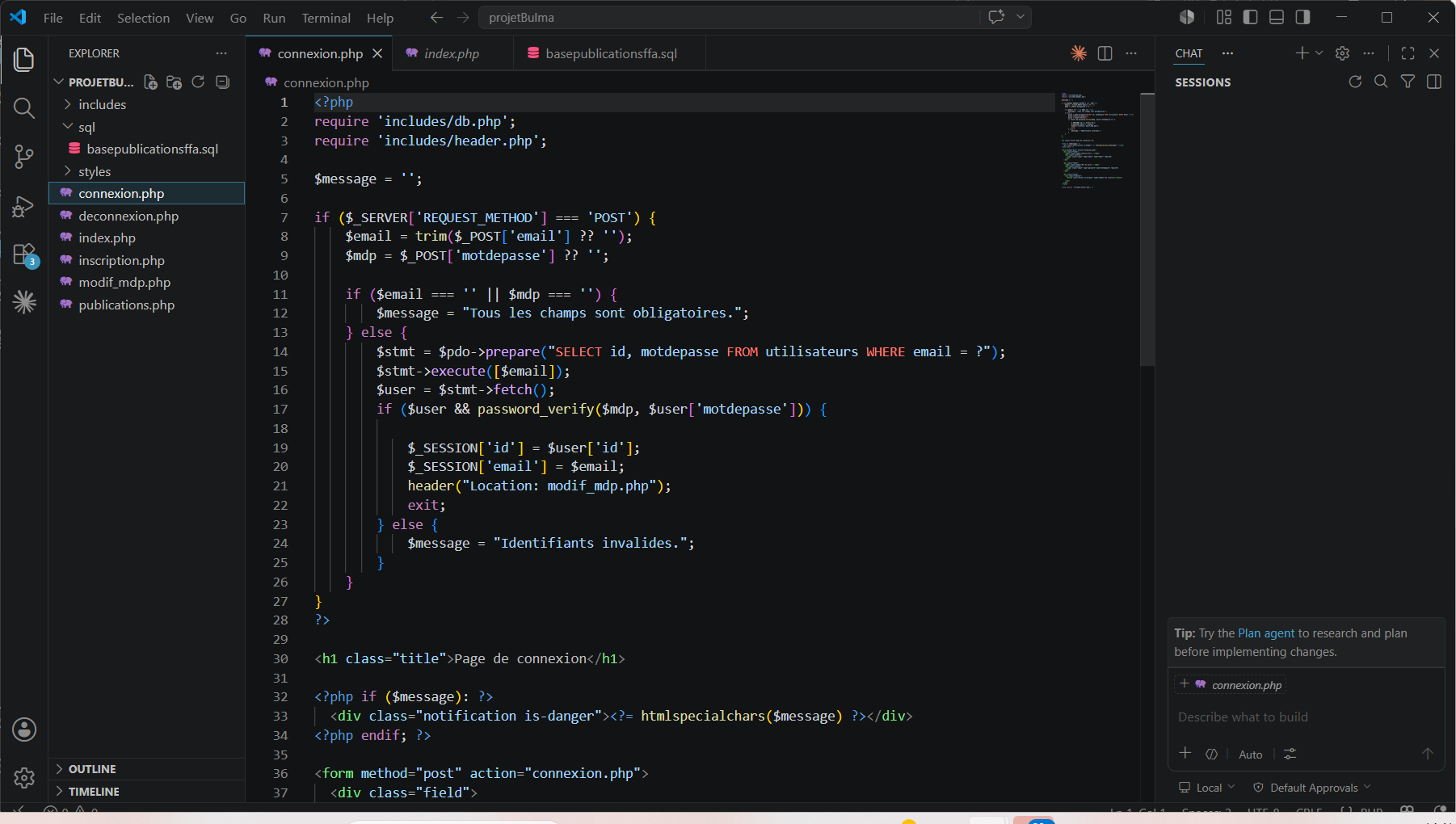 Code PHP