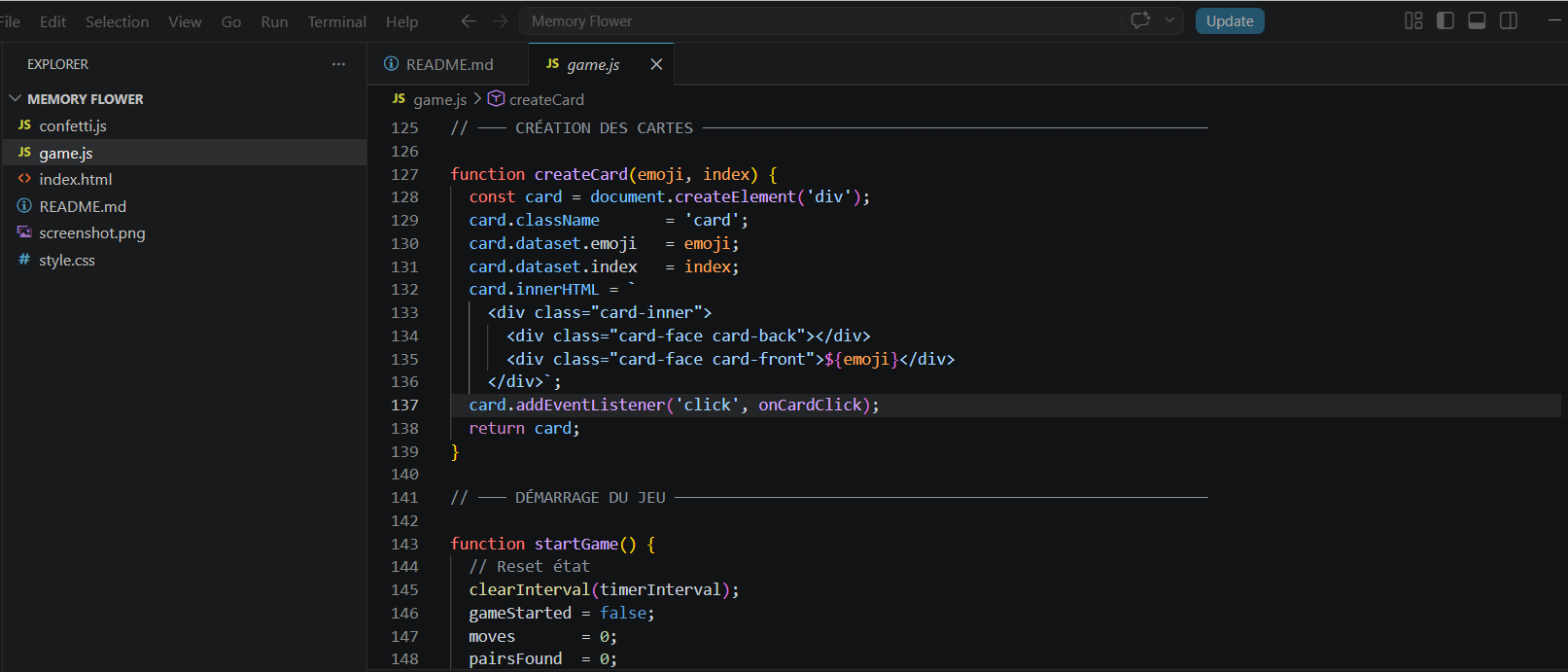 Code JS